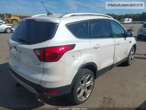2019 Ford Escape Titanium VIN 1FMCU9J90KUB51575 фото 5