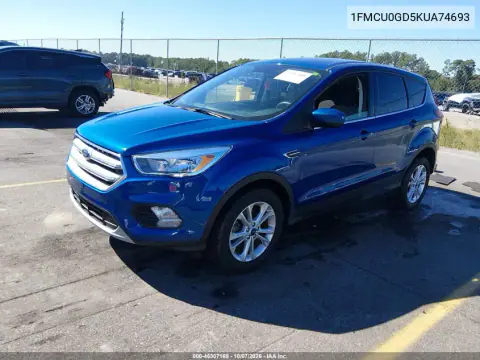 2019 Ford Escape Se VIN 1FMCU0GD5KUA74693 фото 3