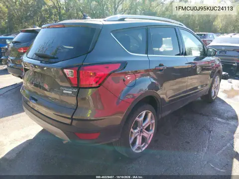 2019 Ford Escape Titanium VIN 1FMCU0J95KUC24113 фото 5