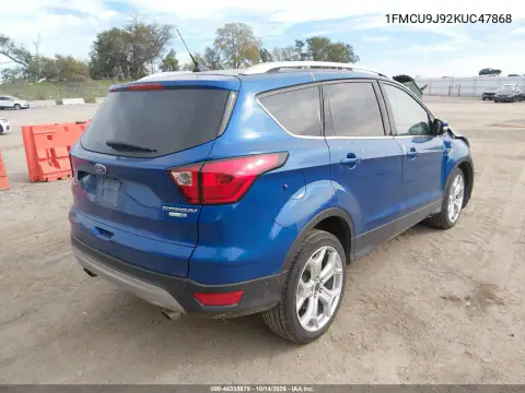 1FMCU9J92KUC47868 — 2019 Ford Escape, фото 5 с аукциона IAAI, Передняя часть