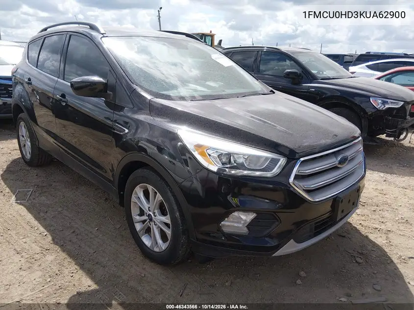 1FMCU0HD3KUA62900 — 2019 Ford Escape, фото 2 с аукциона IAAI, Изъят кредитором
