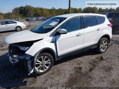 1FMCU0GDXKUC35555 — 2019 Ford Escape, фото 3 с аукциона IAAI, Передняя часть