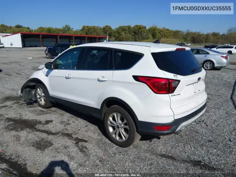 1FMCU0GDXKUC35555 — 2019 Ford Escape, фото 4 с аукциона IAAI, Передняя часть