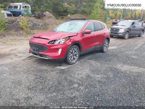 2020 Ford Escape Titanium VIN 1FMCU9J90LUC00050 фото 3