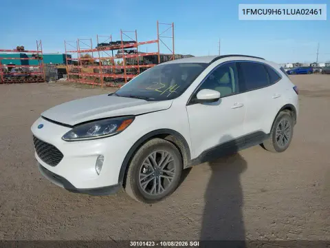 2020 Ford Escape Sel VIN 1FMCU9H61LUA02461 фото 3