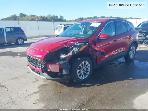 2020 Ford Escape Se VIN 1FMCU0G67LUC02600 фото 3
