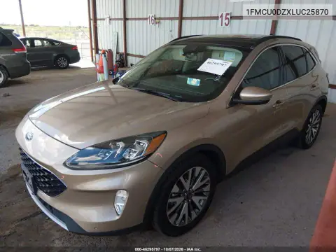 2020 Ford Escape Titanium Hybrid VIN 1FMCU0DZXLUC25870 фото 3