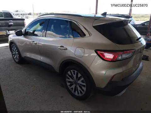 2020 Ford Escape Titanium Hybrid VIN 1FMCU0DZXLUC25870 фото 4