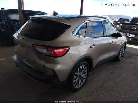 2020 Ford Escape Titanium Hybrid VIN 1FMCU0DZXLUC25870 фото 5