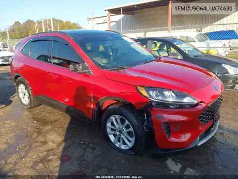 2020 Ford Escape Se VIN 1FMCU9G64LUA74630 фото 2