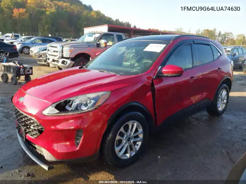 2020 Ford Escape Se VIN 1FMCU9G64LUA74630 фото 3