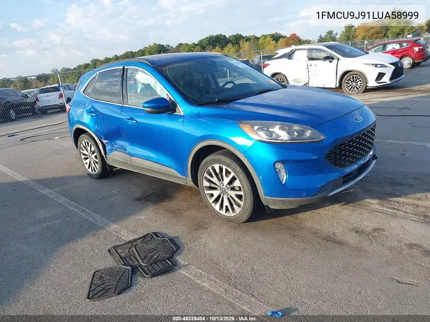 2020 Ford Escape Titanium VIN 1FMCU9J91LUA58999 фото 1