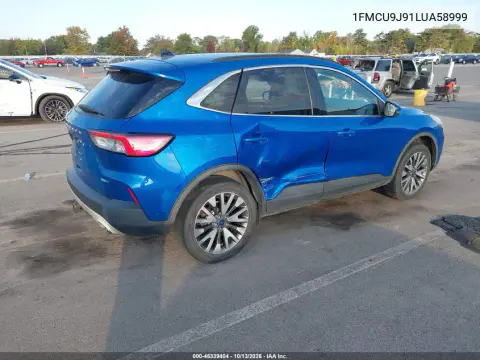 2020 Ford Escape Titanium VIN 1FMCU9J91LUA58999 фото 4