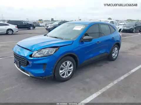 1FMCU0F68LUC66548 — 2020 Ford Escape, фото 3 с аукциона IAAI, Передняя часть слева