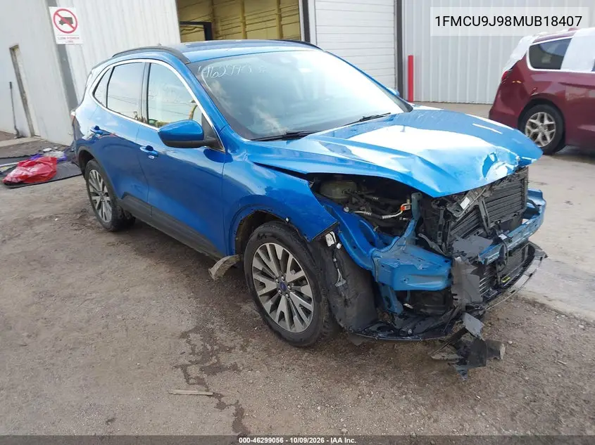 2021 Ford Escape Titanium VIN 1FMCU9J98MUB18407 фото 2