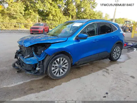 2021 Ford Escape Titanium VIN 1FMCU9J98MUB18407 фото 3