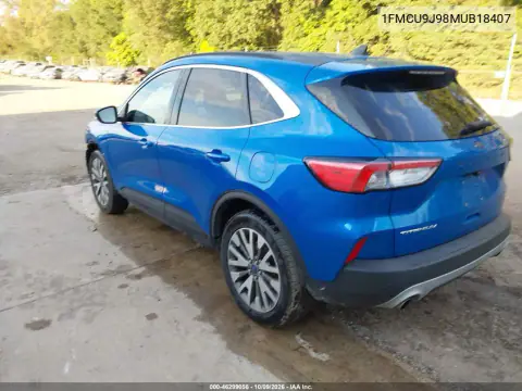 2021 Ford Escape Titanium VIN 1FMCU9J98MUB18407 фото 4