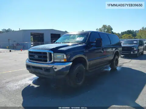 1FMNU43S7YEB39650 — 2000 Ford Excursion, фото 2 с аукциона IAAI 21.10.2026, Естественный износ