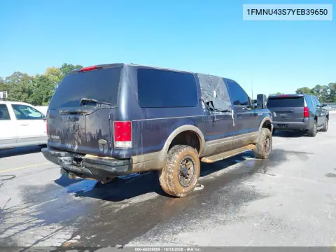 1FMNU43S7YEB39650 — 2000 Ford Excursion, фото 4 с аукциона IAAI 21.10.2026, Естественный износ