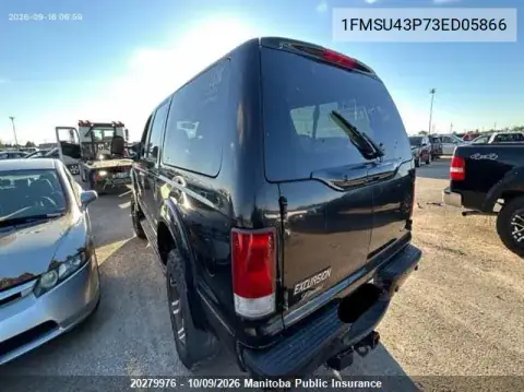 2003 Ford Excursion Limited VIN 1FMSU43P73ED05866 фото 4
