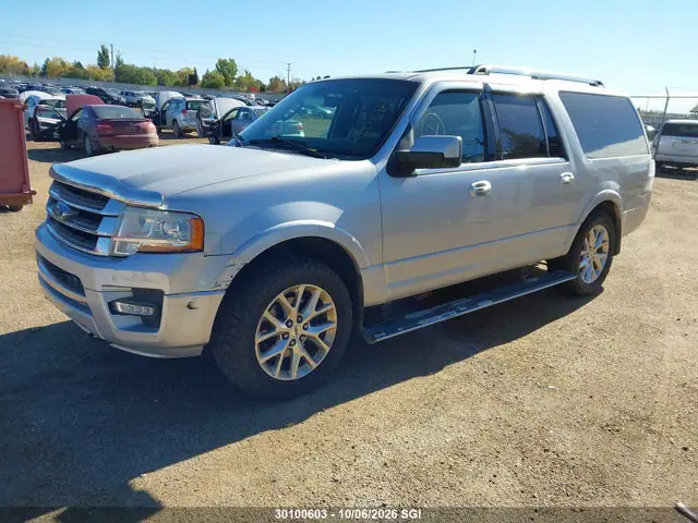 1FMJK2AT1FEF10318 — 2015 Ford Expedition El Limited, фото 2 с аукциона IAAI 14.10.2026, Передняя часть