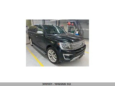 1FMJK1MT4JEA35455 — 2018 Ford Expedition Max Platinum, Град (Hail), фото до ремонта