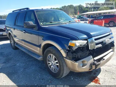 1FMJK1H52DEF20094 — 2013 Ford Expedition, Передняя часть, фото до ремонта