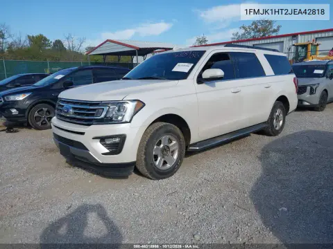 2018 Ford Expedition Max Xlt VIN 1FMJK1HT2JEA42818 фото 3