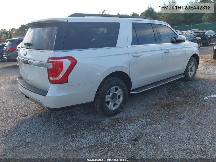 2018 Ford Expedition Max Xlt VIN 1FMJK1HT2JEA42818 фото 5
