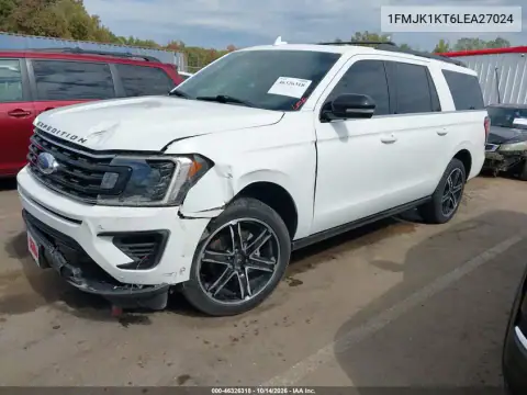 1FMJK1KT6LEA27024 — 2020 Ford Expedition, фото 3 с аукциона IAAI, Левый бок