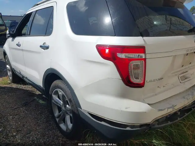 1FM5K8F89FGA10856 — 2015 Ford Explorer Limited, фото 3 с аукциона IAAI 30.09.2026, Задняя часть