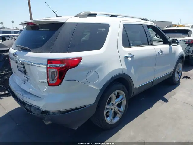 1FM5K8F89FGA10856 — 2015 Ford Explorer Limited, фото 4 с аукциона IAAI 30.09.2026, Задняя часть