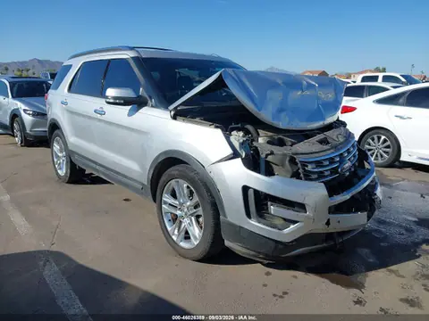 1FM5K7F84GGB34500 — 2016 Ford Explorer Limited, Передняя часть слева (Left Front), фото до ремонта