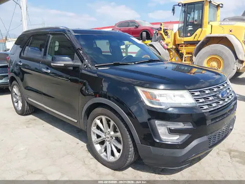 1FM5K7F85HGC33733 — 2017 Ford Explorer Limited, Задняя часть (Rear), фото до ремонта