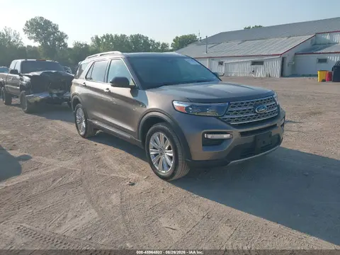 1FMSK8FH3MGC49013 — 2021 Ford Explorer Limited, Задняя часть (Rear), фото до ремонта