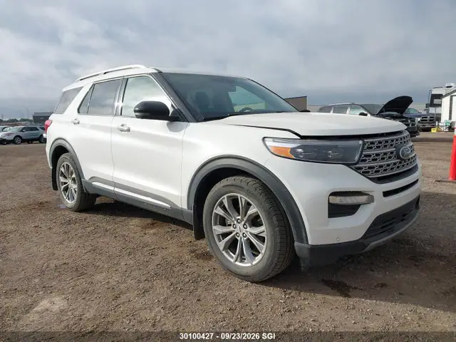 1FMSK8FH2NGB83264 — 2022 Ford Explorer Limited, Град (Hail), фото до ремонта