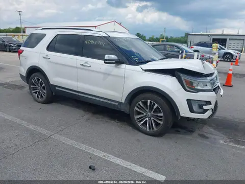 1FM5K8HT4GGA56016 — 2016 Ford Explorer Platinum, Передняя часть (Front End), фото до ремонта