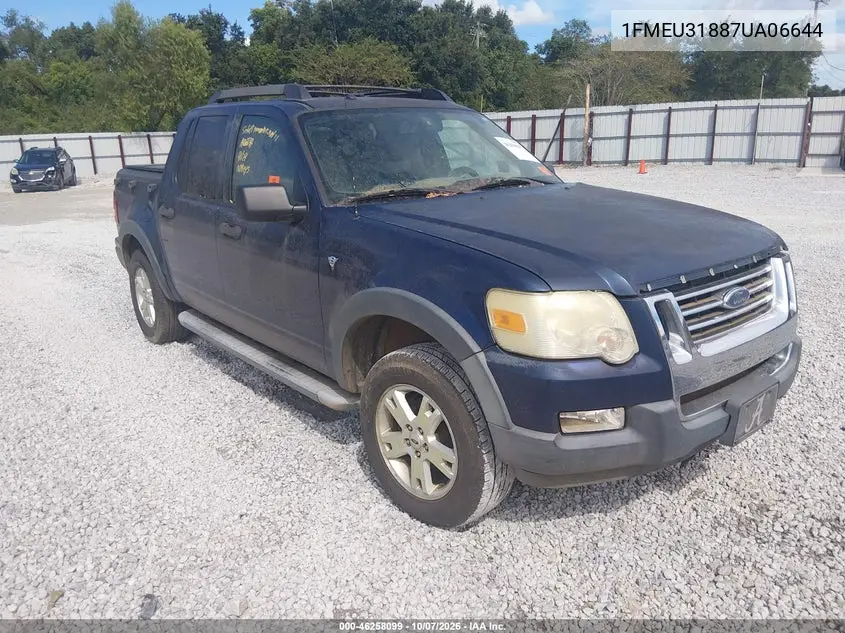 2007 Ford Explorer Sport Trac Xlt VIN 1FMEU31887UA06644 фото 1
