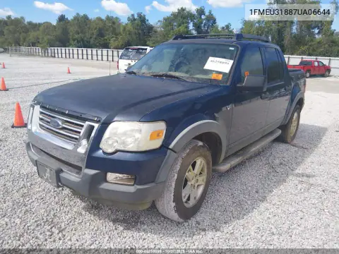 2007 Ford Explorer Sport Trac Xlt VIN 1FMEU31887UA06644 фото 2