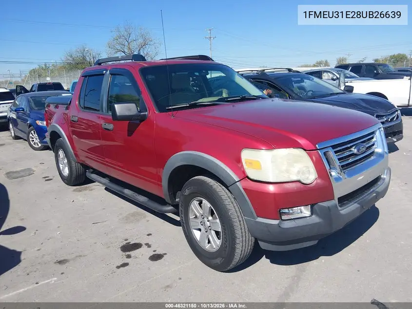 1FMEU31E28UB26639 — 2008 Ford Explorer Sport TRAC, фото 2 с аукциона IAAI, Справа сзади