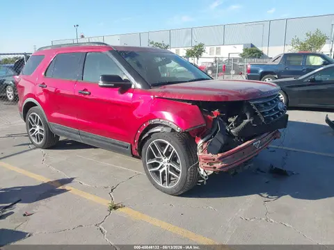 1FM5K8GTXGGB19105 — 2016 Ford Explorer Sport, Передняя часть (Front End), фото до ремонта
