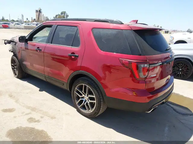 1FM5K8GT0HGD03910 — 2017 Ford Explorer Sport, фото 3 с аукциона IAAI 30.09.2026, Следы пожара снаружи