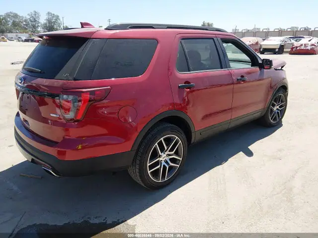 1FM5K8GT0HGD03910 — 2017 Ford Explorer Sport, фото 4 с аукциона IAAI 30.09.2026, Следы пожара снаружи