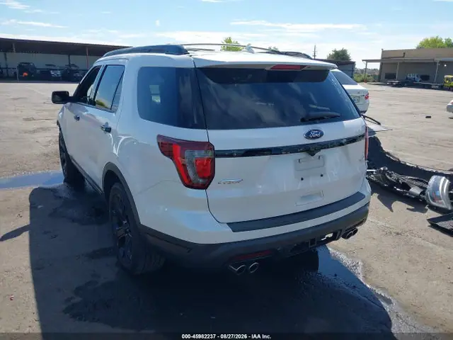 1FM5K8GT2KGB40605 — 2019 Ford Explorer Sport, фото 3 с аукциона IAAI 30.09.2026, Передняя часть