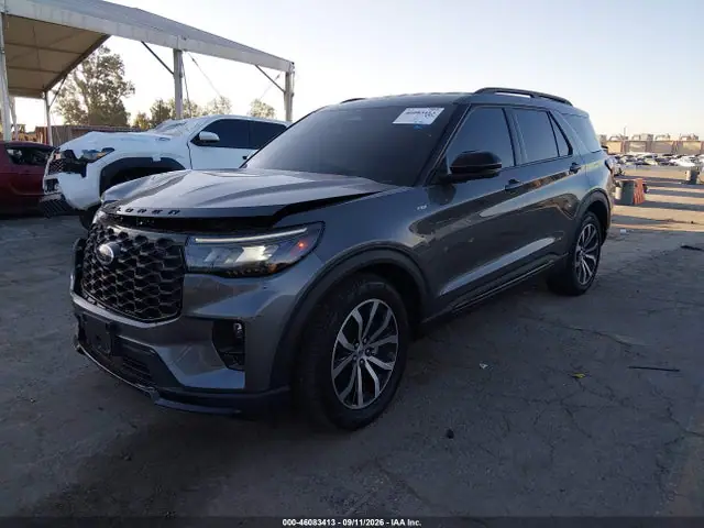 1FMUK7KH9SGB17329 — 2025 Ford Explorer ST-Line, фото 2 с аукциона IAAI 14.10.2026, Передняя часть