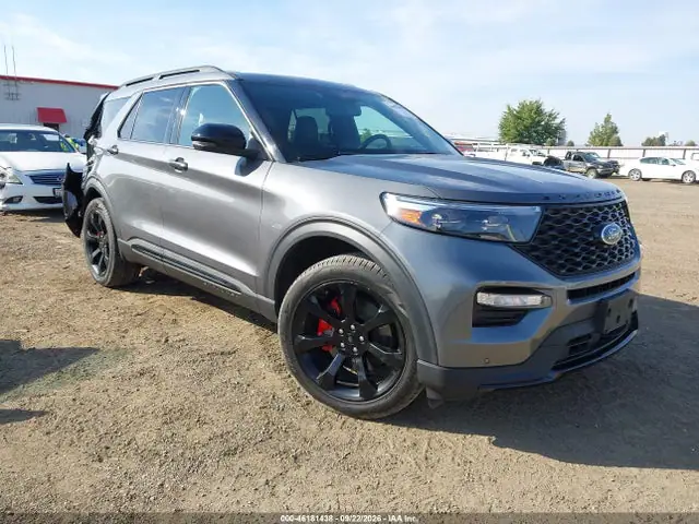 1FM5K8GC5PGC37630 — 2023 Ford Explorer ST, Задняя часть (Rear), фото до ремонта