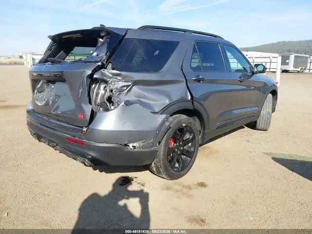 1FM5K8GC5PGC37630 — 2023 Ford Explorer ST, фото 4 с аукциона IAAI 13.10.2026, Задняя часть
