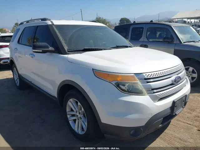 1FM5K7D86EGB01305 — 2014 Ford Explorer XLT, Задняя часть слева (Left Rear), фото до ремонта