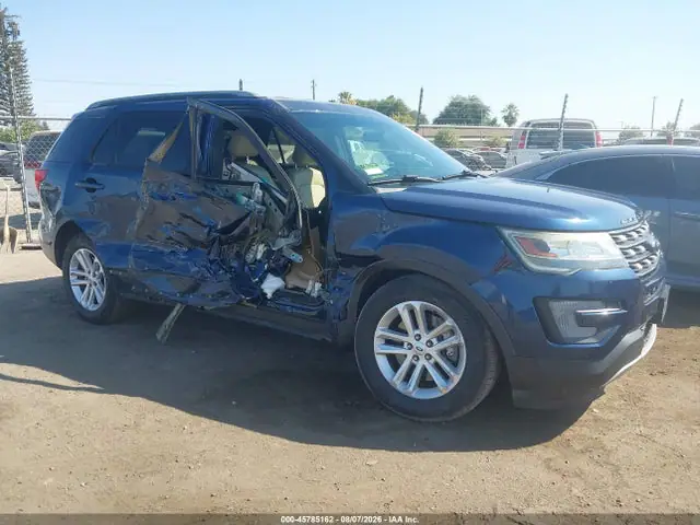 1FM5K7D81GGD14441 — 2016 Ford Explorer XLT, Правый бок (Right Side), фото до ремонта