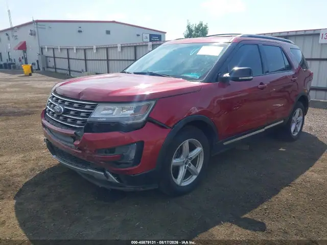 1FM5K8D87GGB53695 — 2016 Ford Explorer XLT, фото 2 с аукциона IAAI 06.10.2026, Передняя часть